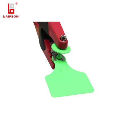 Closed Head 80MM Tpu Animal Ear Tags For Cattle Livestock Identification