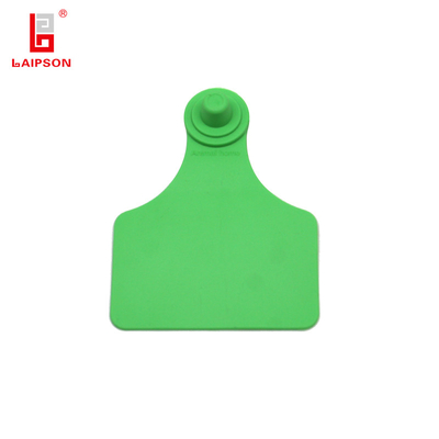 Closed Head 80MM Tpu Animal Ear Tags For Cattle Livestock Identification