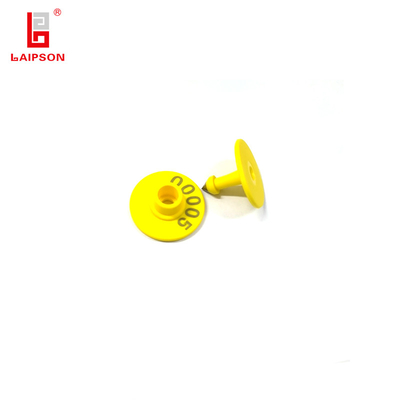 30mm Tpu UHF Round Waterproof Rfid Pig Sheep Ear Tags Rfid Electronic Sheep Goat Ear Tag