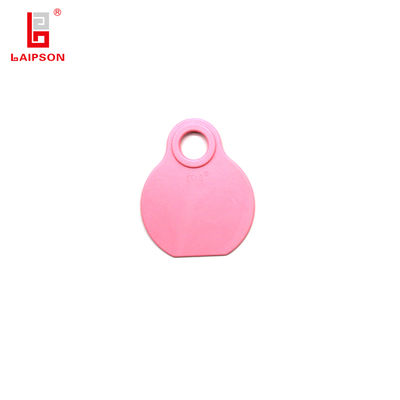 ISO9001 80mm Top TPU Medium Size Cattle goat Neck Tag With Laser Printing Numbers For Livestock