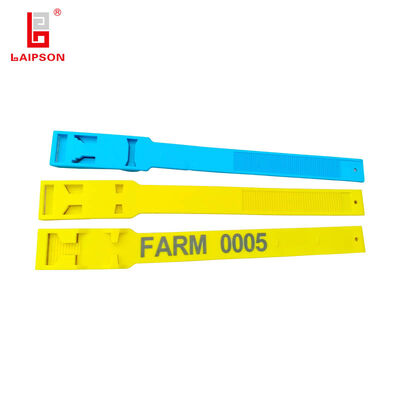 375mm Visual Cattle Sheep Goat Rfid Leg Tag Band For Distinguish the Disease
