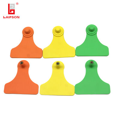 High Visibility Pig Ear Tags Laser Engraved with Custom Logos and Numbers For Farm