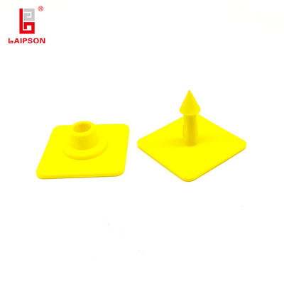 Pig Ear Tags With Laser Printing Service Available Including Sequential Numbers Bar Code And QR Code For Livestock Management