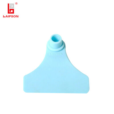Yellow TOP Tpu Laser Engraved Numbers Single Animal Sheep Goat Ear Tag For Farm