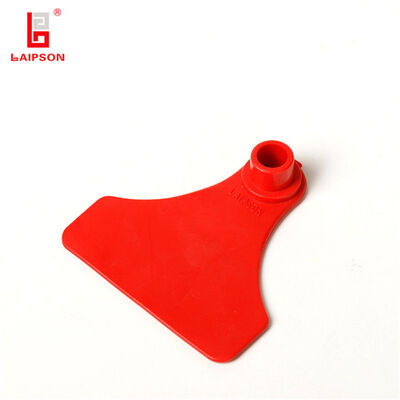 Yellow TOP Tpu Laser Engraved Numbers Single Animal Sheep Goat Ear Tag For Farm
