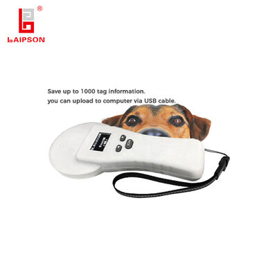 Portable RFID Tag Reader for Livestock Ear Tags Supporting Multiple Languages and ISO11784 ISO11785 Protocol Standards