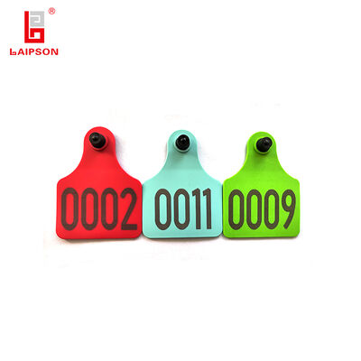 Durable UHF Ear Tag RFID 890Mhz for Livestock Cattle Sheep Pig with Multiple Tag Reading and High Data Storage Capacity