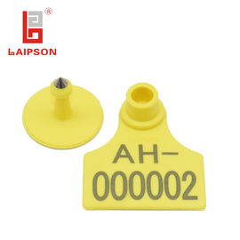 48*41mm Animal Small Ear Tags , RFID Electronic Tag 5 Colors Available