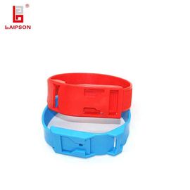 Animal Identification Cow Leg Straps 374*30mm Customized Color Laser Number