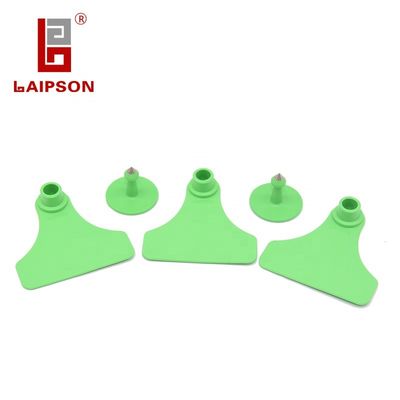 OEM Veterinary Plastic 59x57mm Swine Ear Tags
