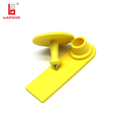 Government 55mm Tpu Two Pieces Ovine Goat Ear Tag Printing Numbers For Farm