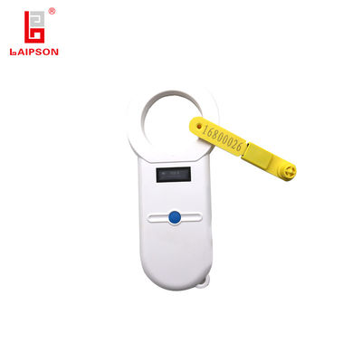 96mm LF Tamperproof FDX-B HDX Single RFID Animal Ear Tag For Sheep Cattle Pig