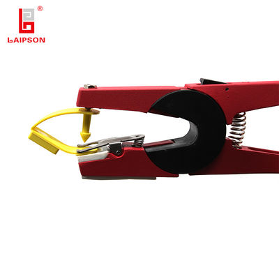 96mm LF Tamperproof FDX-B HDX Single RFID Animal Ear Tag For Sheep Cattle Pig