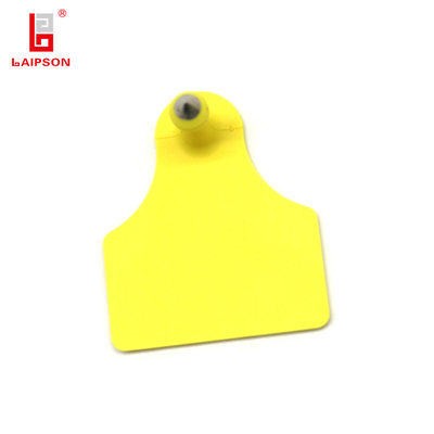 TPU Laser Numbered 50mm Pig Ear Tags Hog Swine Sheep Tag With Metal Tip