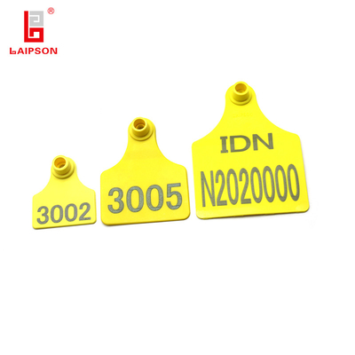 48mm BASF TPU Material Visible Pig Ear Tags For Pig Sheep Farm